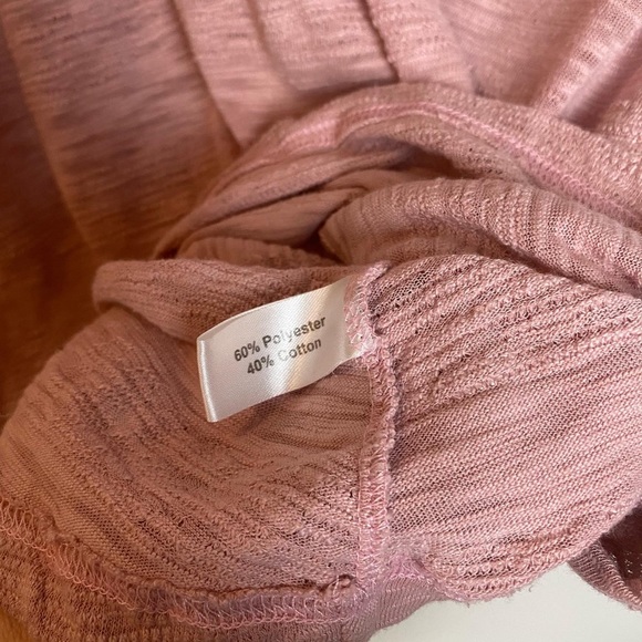 Yak & Yeti pink bell flare sleeves tshirt shirt blouse L - Picture 3 of 5